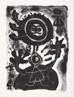 Joan Miro GRAND PERSONNAGE NOIR Lithograph - Sold for $2,688 on 05-16-2026 (Lot 181).jpg